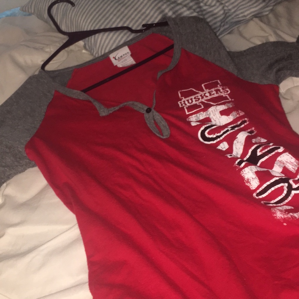 Huskers baseball tee